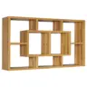 Wandregal Dekor Alex 85 cm Buchefarben