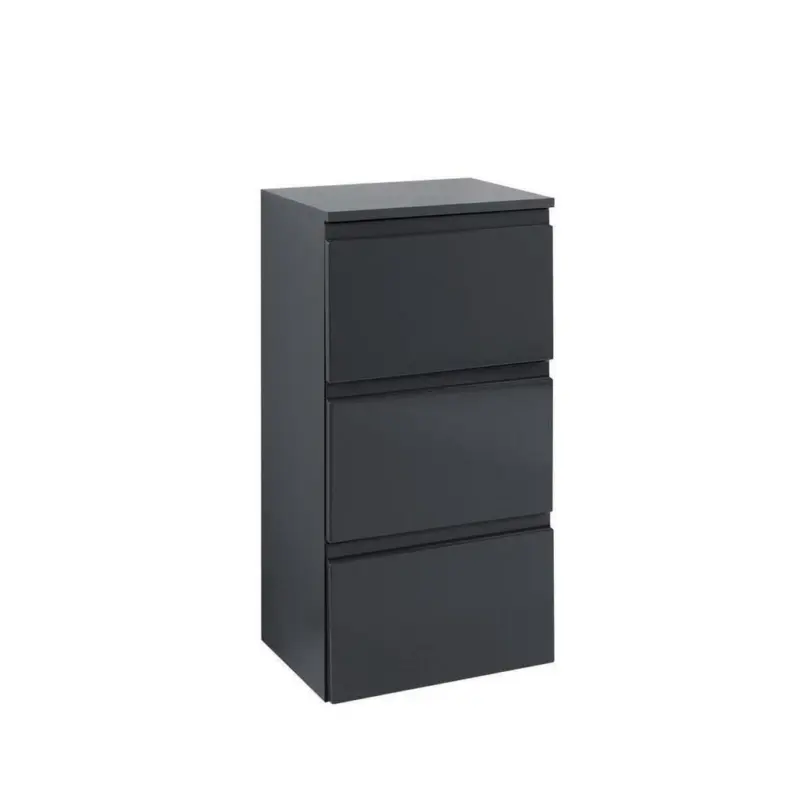 Unterschrank Mit Soft-close Cardiff B: 40cm Graphit
