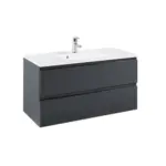 M&ouml;belix Waschbecken Mit Unterschrank Cardiff B: 100cm Graphit Dekor