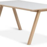 JYSK JYSK Masă EGEBJERG 90x160/250 gri deschis