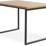 JYSK JYSK Masă AABENRAA 80x120 stejar cald/negru
