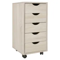 Rollcontainer Eiche Dekor Mina Bht 33x68x38 Cm