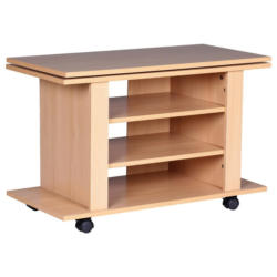 TV-Rack Luca B: ca. 75 cm Buchedekor