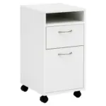 Möbelix Rollcontainer Weiß 33x63x38 Cm