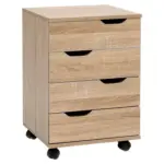 Möbelix Rollcontainer Eiche Dekor Bxhxt 40x60x40 Cm
