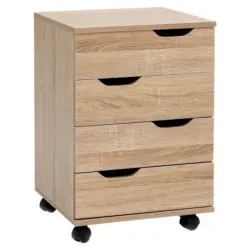 Rollcontainer Eiche Dekor Bxhxt 40x60x40 Cm