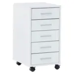 Möbelix Rollcontainer Weiß Lisa Bht 33x63x38 Cm