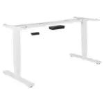 Möbelix Tischgestell Höhenverstellbar B 105-182cm Stahl Weiß