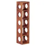 Möbelix Weinregal Echtholz Sheesham 5 Flaschen Bxh 15x70 Cm
