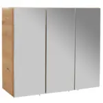 Möbelix Spiegelschrank Avensis Mit Led 3-Türig Bxhxt: 75x73x20,5 Cm