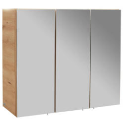 Spiegelschrank Avensis Mit Led 3-Türig Bxhxt: 75x73x20,5 Cm