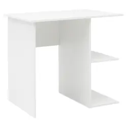 Computertisch Mit Ablagefächer B 82cm H 76cm Weiß