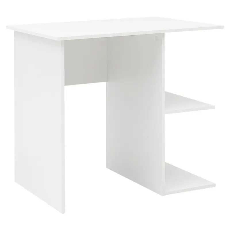 Computertisch Mit Ablagefächer B 82cm H 76cm Weiß