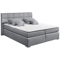 Boxspringbett Mit Topper 160x200cm Ravello, Grau