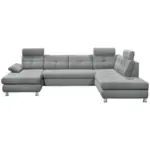 M&ouml;belix Wohnlandschaft mit Schlaffunktion Alba, Webstoff