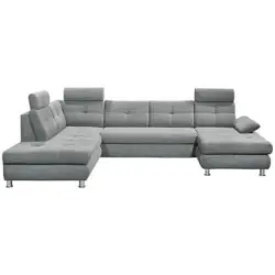 Wohnlandschaft mit Schlaffunktion Alba, Webstoff