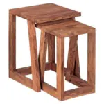 Möbelix Beistelltisch 2er-set Mumbau Sheesham