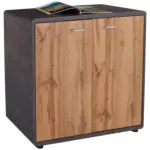 Möbelix Kommode B: 89,2 cm Fontana New Beton Optik/Wotan Eiche Dekor