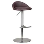 Möbelix Barhocker Höhenverstellbar Mit Lehne Lederlook Braun