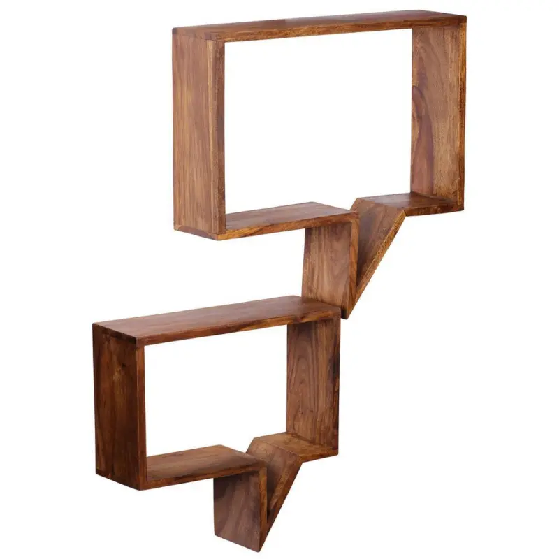 Wandregal-set Mumbai 50 Cm Sheesham