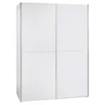 Möbelix Schwebetürenschrank 170cm Starter, Schachbrettweiß