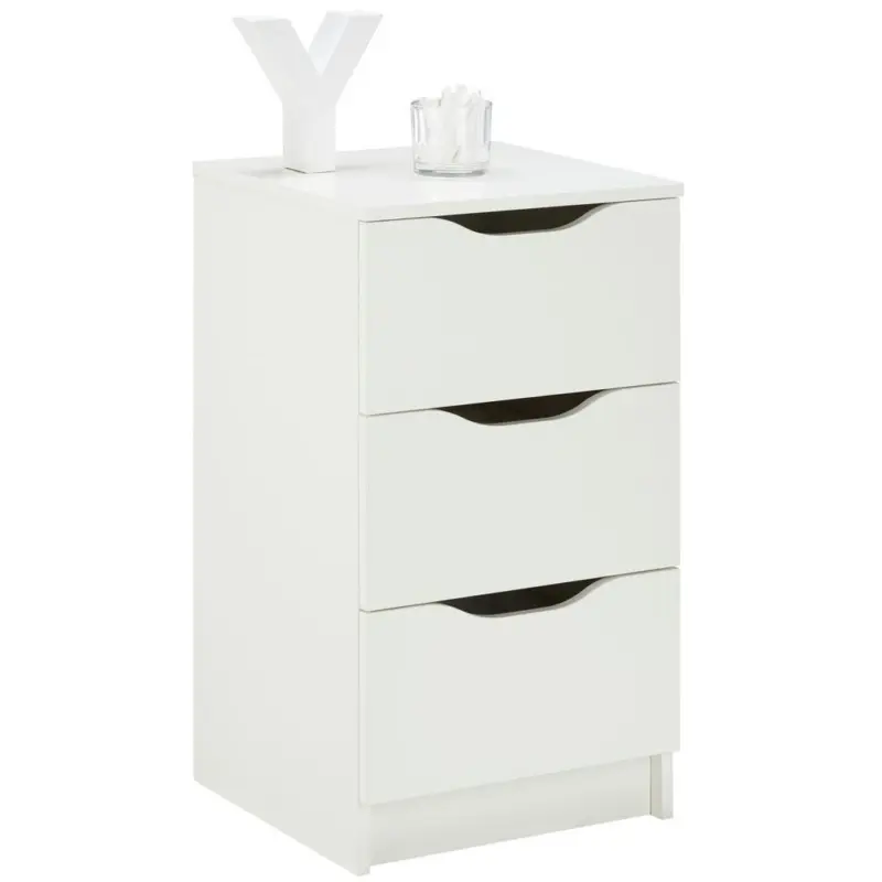 Kommode Grifflos B 40cm Westphalen, Wei&szlig;