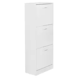 Schuhkipper Bella 3 Klappen 18 Paar Weiß B: 50 Cm