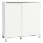 Möbelix Schuhschrank Weiß 2 Schiebetüren B: 100 Cm