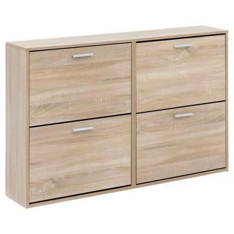 Schuhkipper 4 Klappen 24 Paar Eiche Dekor B: 120 Cm