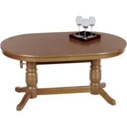 Couchtisch höhenverstellbar + Ausziehbar Ramsau, Eichefarben