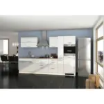 Möbelix Küchenzeile Mailand M. Geräten 320 Cm Weiß Hochglanz