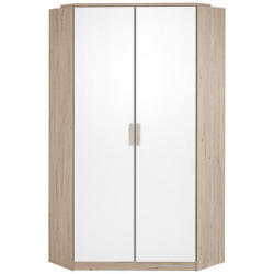 Eckschrank 95 Cm Cariba, Weiß/eiche Dekor