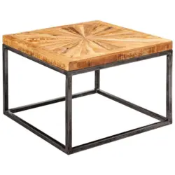Couchtisch L: ca. 55 cm Mangoholz Massiv