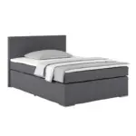 Möbelix Boxspringbett Mit Topper 140x200 Cm Nero, Grau
