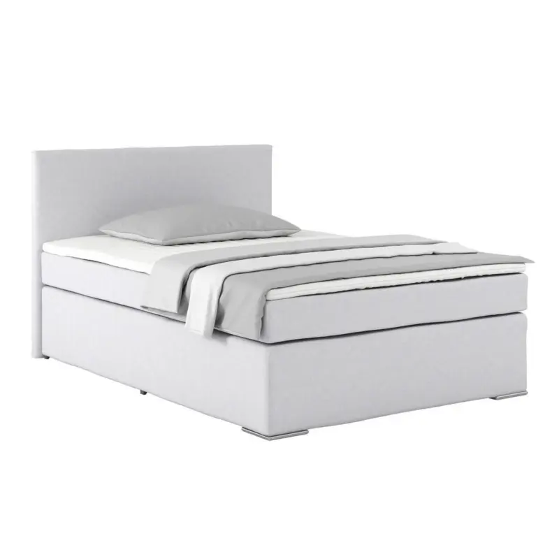 Boxspringbett Mit Topper 140x200cm Nero, Champagner