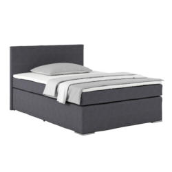 Boxspringbett Mit Topper 140x200cm Nero, Anthrazit