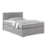 M&ouml;belix Boxspringbett Mit Topper 140x200cm Nero, Greige