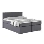 Möbelix Boxspringbett Mit Topper 160x200cm Nero, Dunkelgrau