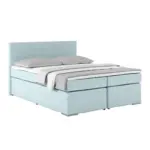 Möbelix Boxspringbett Mit Topper 160x200cm Nero, Hellblau