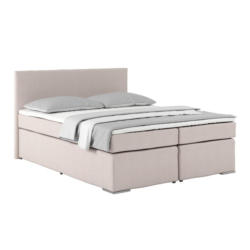 Boxspringbett Mit Topper 160x200cm Nero, Beige