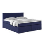 Möbelix Boxspringbett Mit Topper 180x200cm Nero, Dunkelblau