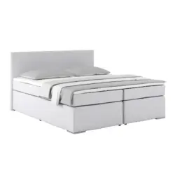 Boxspringbett Mit Topper 180x200cm Nero, Champagner