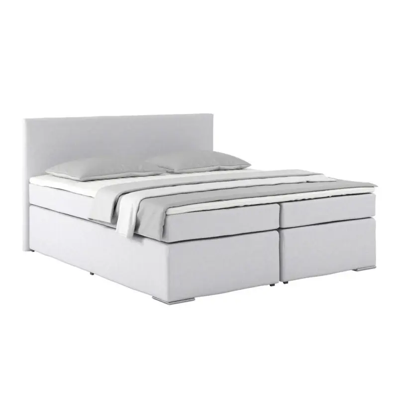 Boxspringbett Mit Topper 180x200cm Nero, Champagner