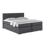M&ouml;belix Boxspringbett Mit Topper 180x200cm Nero, Anthrazit