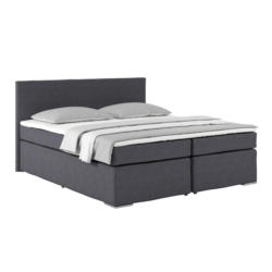 Boxspringbett Mit Topper 180x200cm Nero, Anthrazit