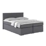 Möbelix Boxspringbett Mit Topper 160x200cm Nero, Anthrazit
