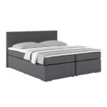 Möbelix Boxspringbett mit Topper 180x200cm Nero, Grau