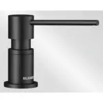 Möbelix Seifenspender Lato Kunststoff Schwarz Einbaufähig 300 Ml