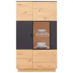 Möbelix Vitrine Tonale B: 93,5 Cm, Eiche Dekor/grau