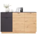 Möbelix Sideboard Mit Soft-close B: 160 Cm Tonale, Eiche Dekor
